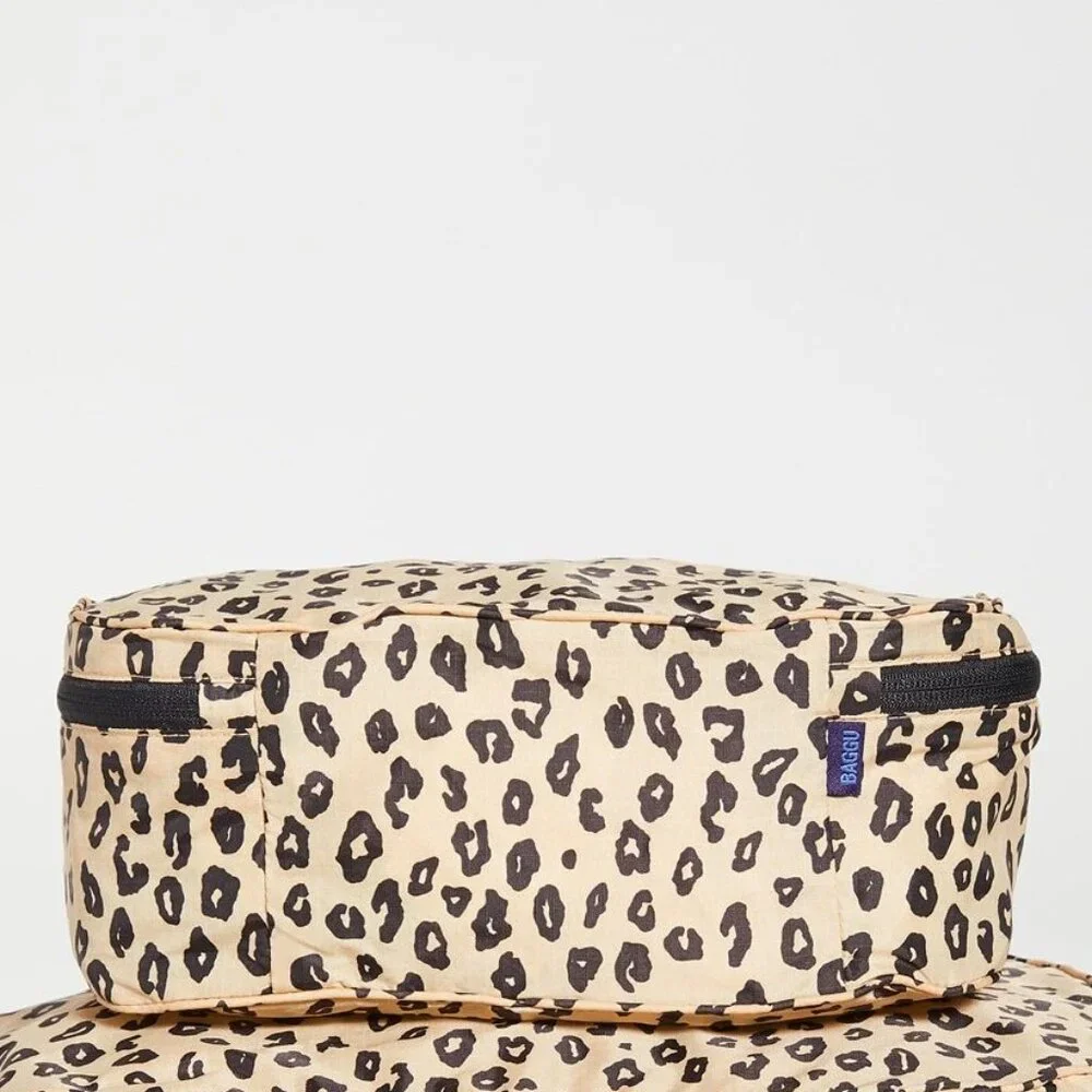 NWOT Baggu Packing Cube Small - Honey Leopard - Picture 4 of 5